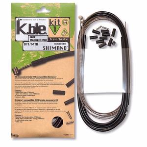 Bromssats i rostfritt stål för shimano och sram Transfil