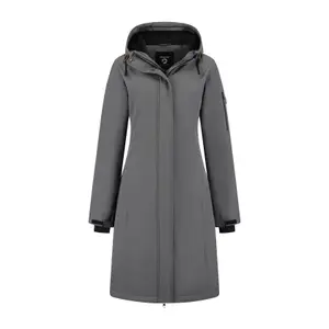 Women's softshell hooded waterproof jacket Travelin Uvana