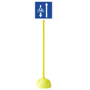 Two-way bike road sign Tremblay CT image-0