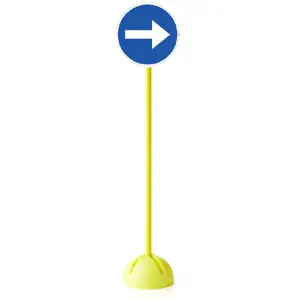 Road sign: Right Turn Mandatory Tremblay CT image-0