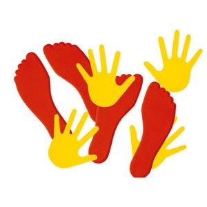 Pares de marcaje suelo manos y pies Tremblay CT (x10) image-0