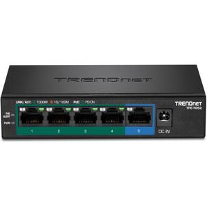 Commutateur 5 ports TRENDnet Gigabit POE+ image-1