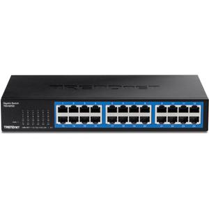 Commutateur de bureau 24 ports boîtier métallique TRENDnet Gigabit