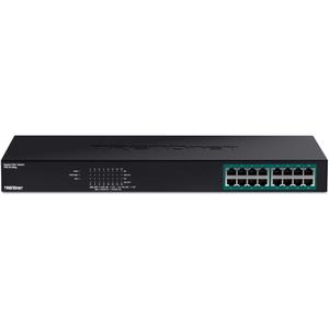 Commutateur 16 ports TRENDnet Greennet Gigabit POE+ (250W) TPE-TG160G
