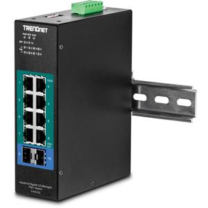 Commutateur industriel 10 ports gigabit TRENDnet L2 MNGD POE+DIN-RAIL 24-57V image-2