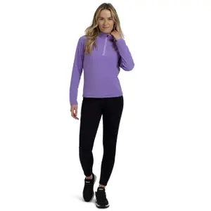 Női polár 1/2 zip Trespass Skylar image-1