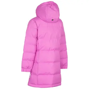 Girl's long down jacket Trespass Tiffy image-1