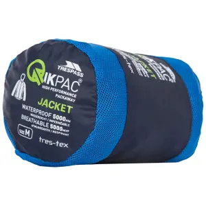 Vattentät jacka med huva och dragkedja Trespass Qikpac X image-2