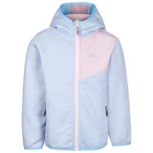 Fleece hooded jacket for girls Trespass Playton image-0