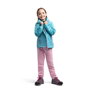 Girl's waterproof jacket Trespass Qikpac X image-1