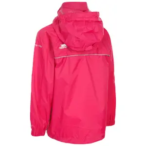 Girl's waterproof jacket Trespass Qikpac X image-1