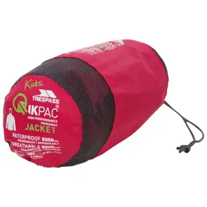 Girl's waterproof jacket Trespass Qikpac X image-2