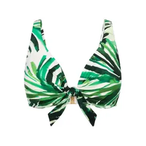 Underwired Non-Padded Bikini Top for Women Triumph Summer Palm image-1