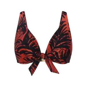 Underwired Non-Padded Bikini Top for Women Triumph Summer Palm image-1