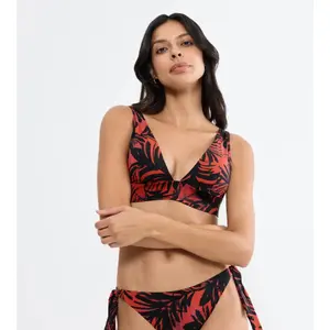 Soft Removable Padded Bikini Top Woman Triumph Summer Palm image-2