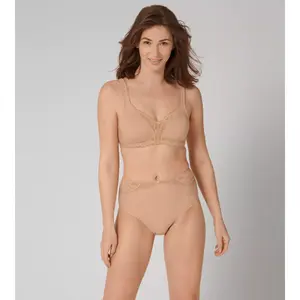 Women's cotton lace bra Triumph Modern N image-1