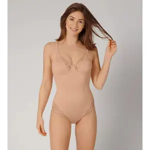 Body dentelé coton femme Triumph Modern image-1