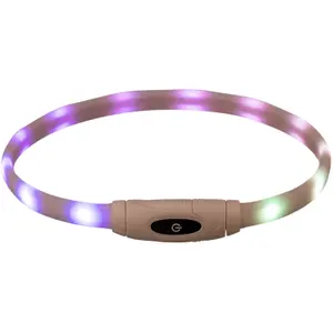 Accesorio de collar para perro anillo luminoso USB Trixie image-2