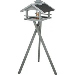 Alimentador para aves com pé e silo Trixie image-1
