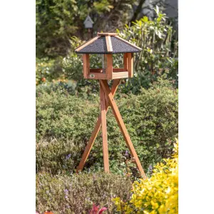 Mangeoire para aves com suporte e silo Trixie image-2
