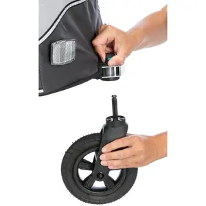Roda de reboque para reboque de bicicleta Trixie image-1