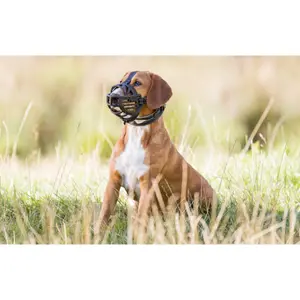 Rubberen muilkorf voor honden Trixie Muzzle Flex image-1
