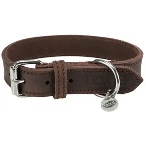 Collar para perro de cuero encerado y envejecido Trixie image-0