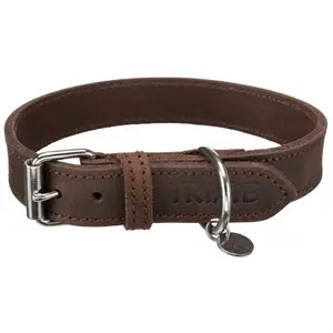 Hundehalsband aus gewachstem und gealtertem Leder Trixie image-0