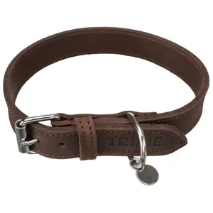 Hundehalsband aus gewachstem und gealtertem Leder Trixie image-1