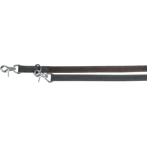 Gewaxte en verweerde leren hondenriem Trixie Rustic image-1