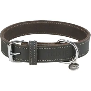 Hundehalsband aus gewachstem und gealtertem Leder Trixie image-0