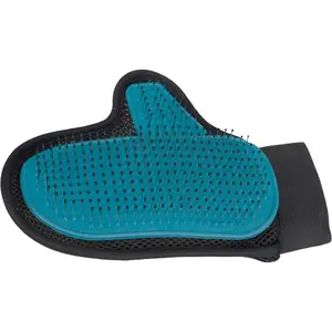 Siatkowe/plastikowe/metalowe rękawice do pielęgnacji sierści dla psów Trixie image-0