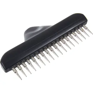 Pente desembaraçador para cães de pelo curto em plástico/metal Trixie image-1