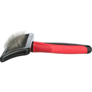 Zachte plastic/metalen hondenborstels Trixie image-0