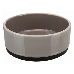 Comedero de cerámica para perros con anillo de goma Trixie image-0