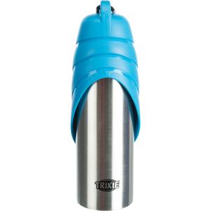 Garrafas de água com taça de aço inoxidável/plástico para cães Trixie image-1