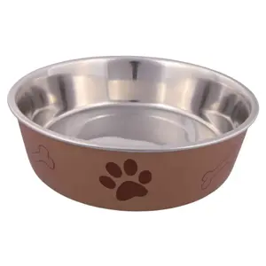 Comederos de acero inoxidable/plástico para gatos Trixie image-0