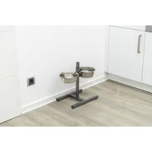 Stainless steel dog bowl Trixie Slow Feeding image-2