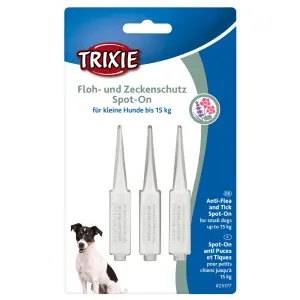 3er-Pack Floh- und Zeckenpipetten für Hunde Trixie Spot-On image-1