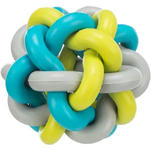 Brinquedos com bolas de borracha natural com nós para cães Trixie image-0