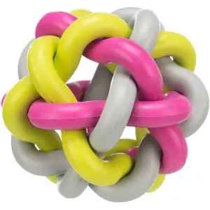 jouets pour chien Balle nouée en caoutchouc naturel Trixie image-0