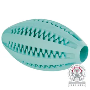 Hundespielzeug aus Naturkautschuk Trixie Denta Fun Rugby image-0