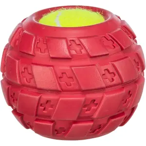 Tennis ball in natural rubber tire for dogs Trixie image-1