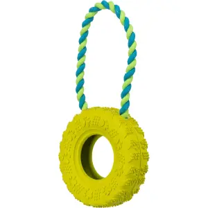 jouets pour chien - Pneu sur corde en caoutchouc naturel Trixie image-1