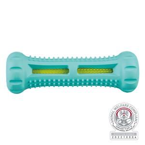 Jouet pour chien en caoutchouc naturel Trixie Denta Fun os image-0