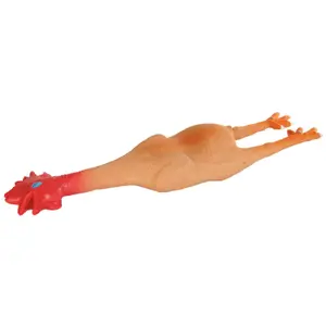Juguetes chirriantes de látex de pollo para perros Trixie image-0