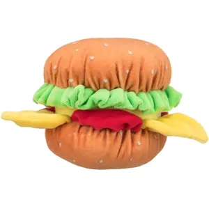 Hondenspeelgoed, hamburger, pluche Trixie image-0