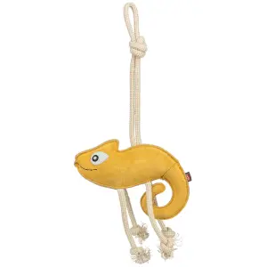 Chameleon dog toy leather rope Trixie image-0
