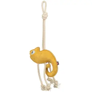 Chameleon dog toy leather rope Trixie image-1