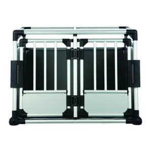 39345-dubbel-hundbur-i-aluminium-trixie-silver-klar-93x64x88-cm